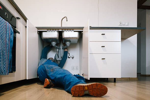 Professional Drain Cleaning technician working in Floyds Knobs, IN